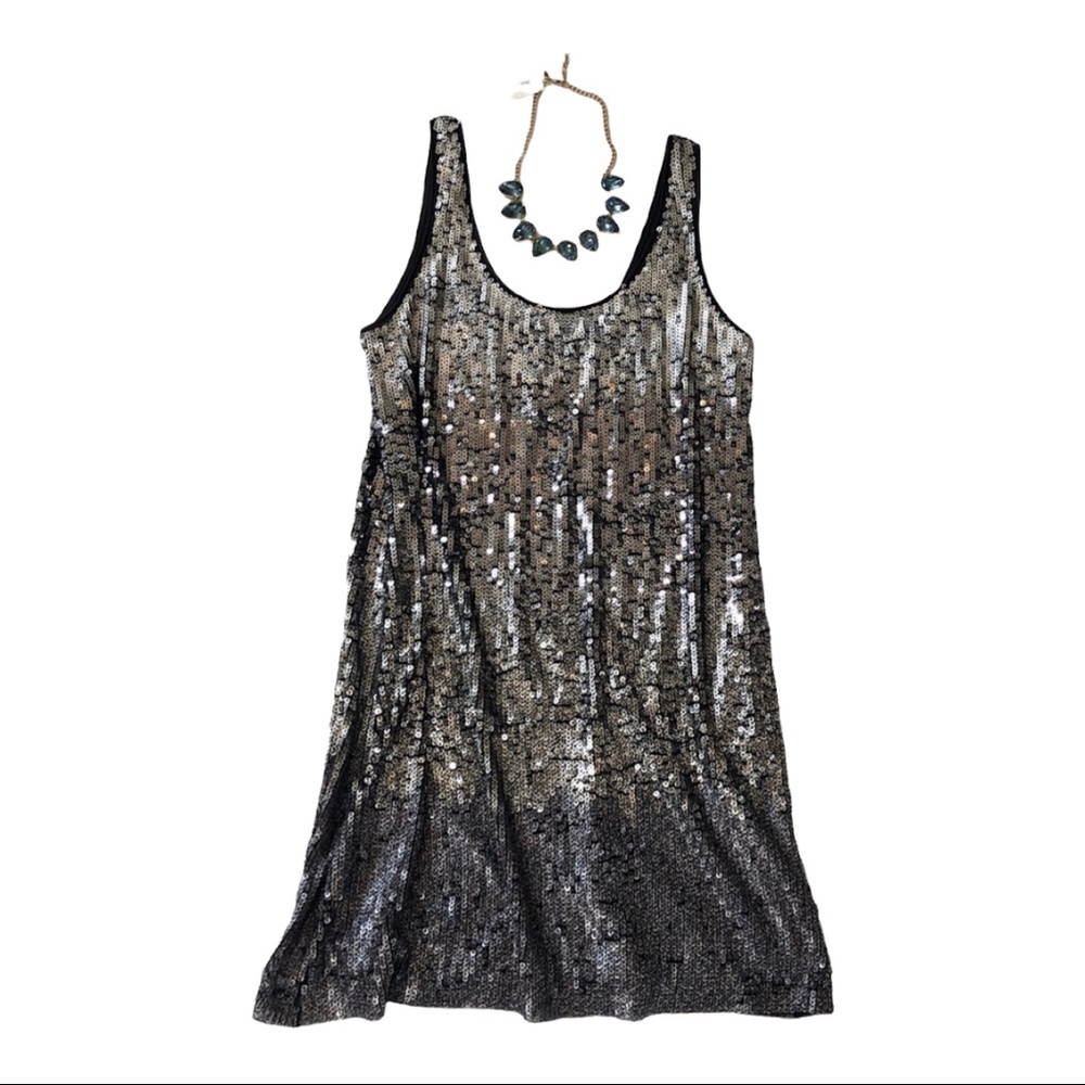 Sexy Little y2k Sequin Mini Slip Dress by Express Cocktail Party Date Night Prom